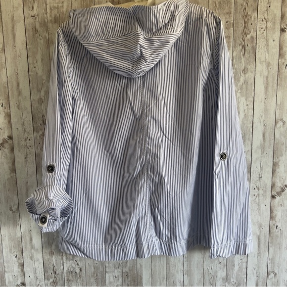 Converse Striped Hooded Jacket Pullover - Picture 4 of 6